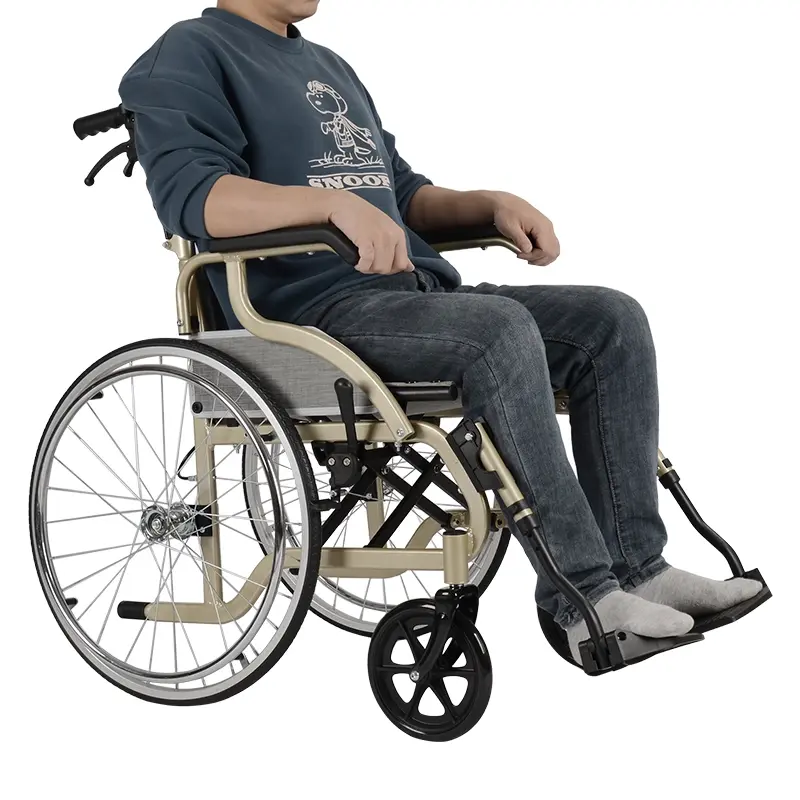 فولڈنگ ٹریول واکنگ ایڈز وہیل چیئر